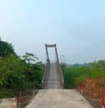 Jembatan SP 7–SP 2 Tanjung Buka Kian Rusak